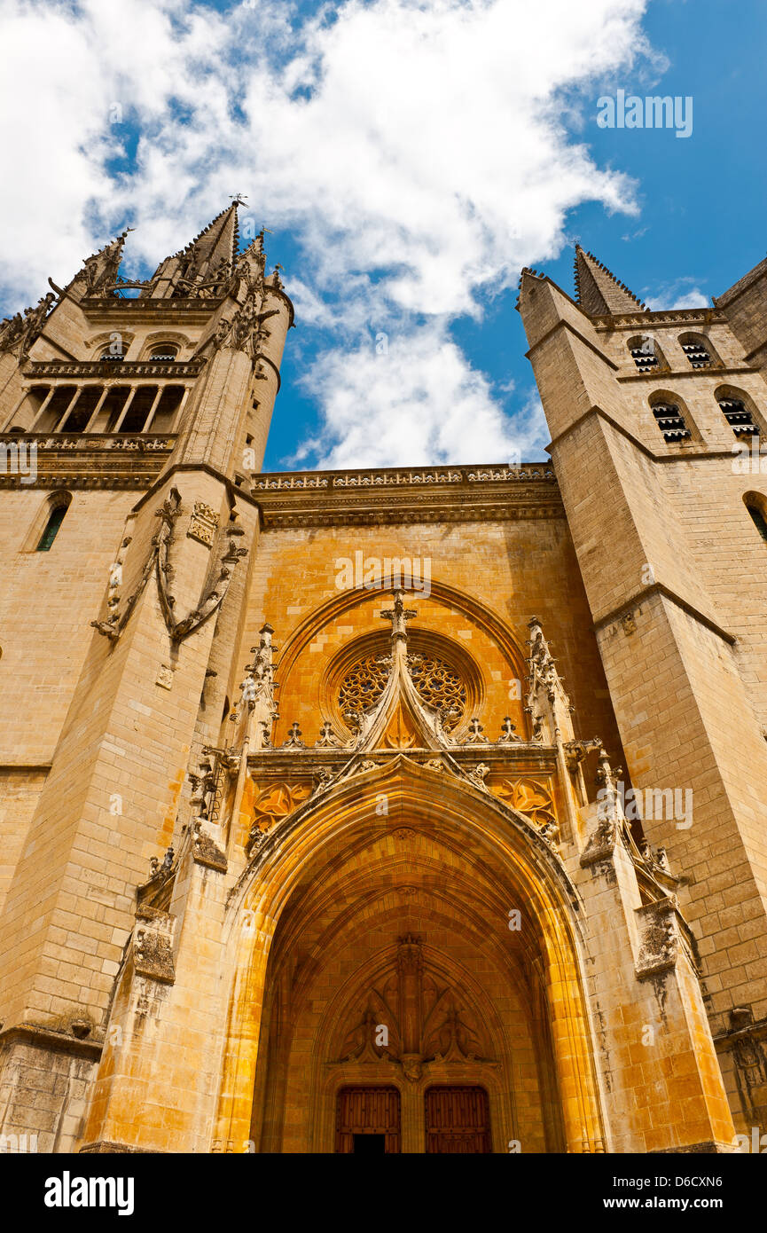 Cathedral in Mende Stock Photo Alamy