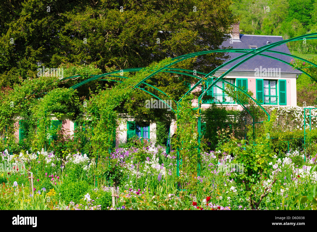 Claude Monet house and gardens, Giverny, France Stock Photo - Alamy