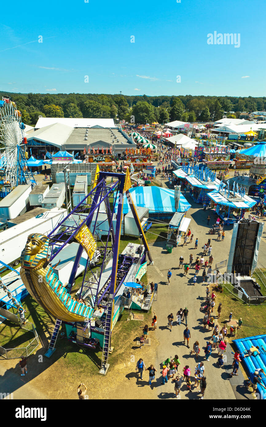 Carnival Rides at a local county fair , in upstate NY, Hudson Valley