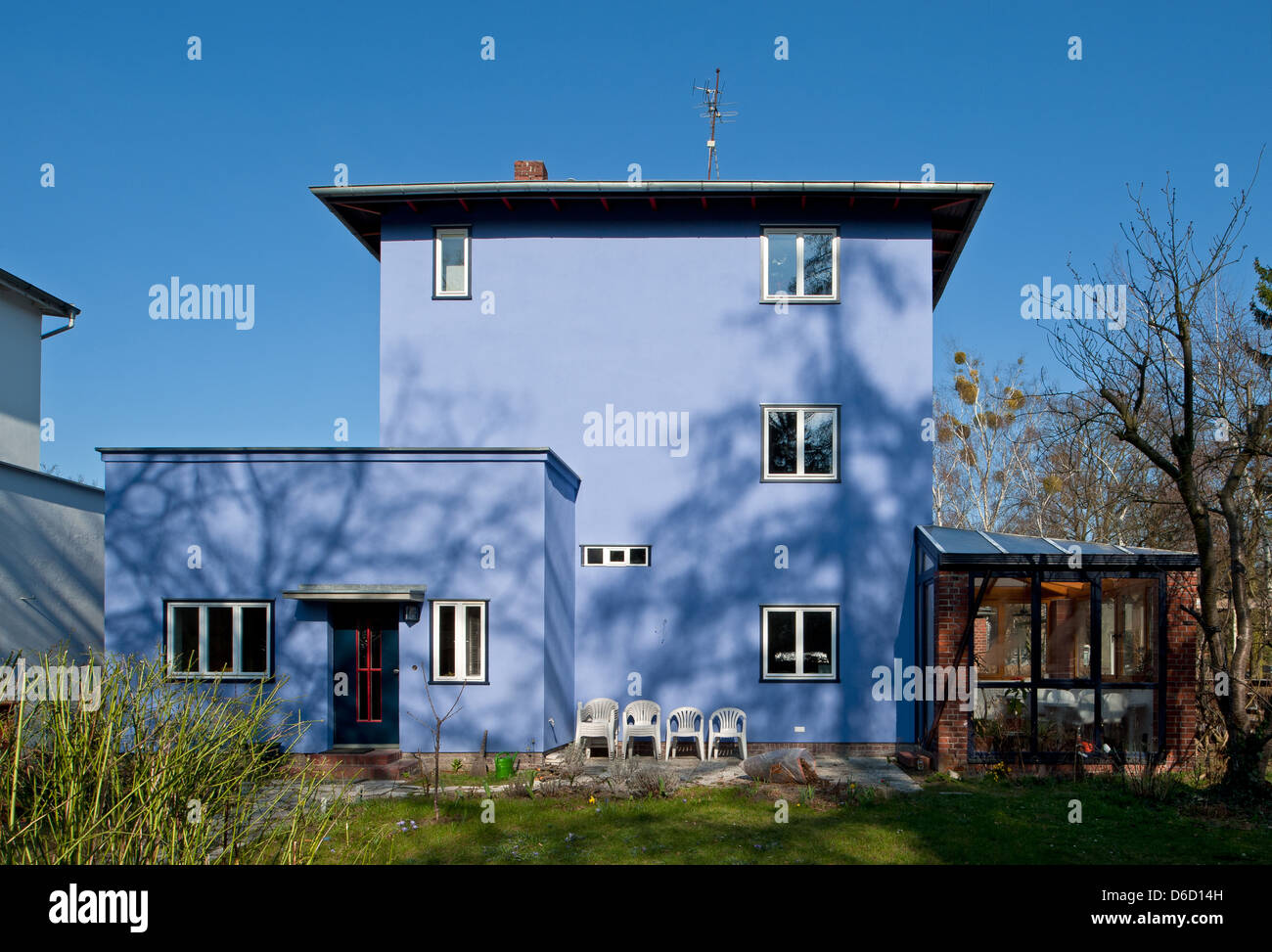 Berlin, Germany, single family homes in the settlement on Fischtalgrund Stock Photo Alamy