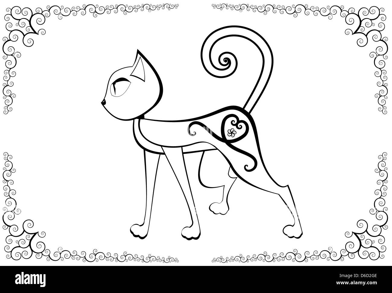 Tattoo Cat Black And White Stock Photos Images Alamy Tattoo Cat Black And White Stock Photos Images Alamy
