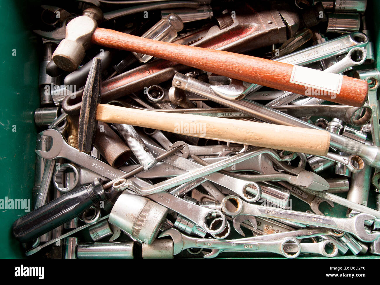 A pile of construction and handy man tools Stock Photo Alamy