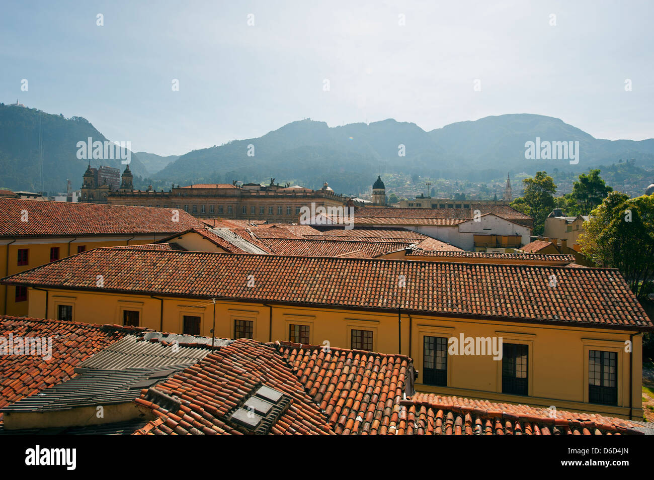 rooftops of Bogota, Colombia, South America Stock Photo Alamy
