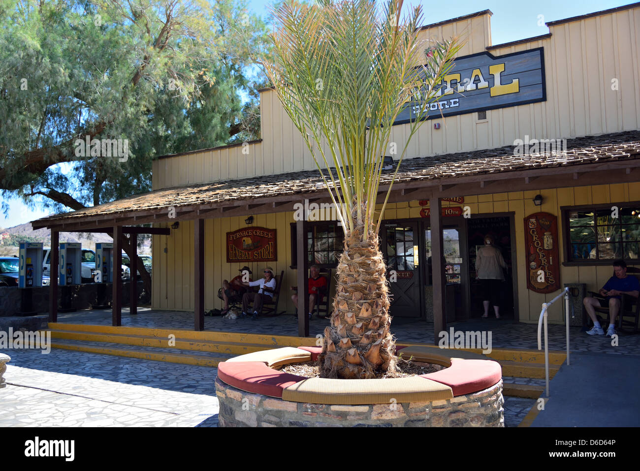 Historical Furnace Creek General store. Death Valley National Park