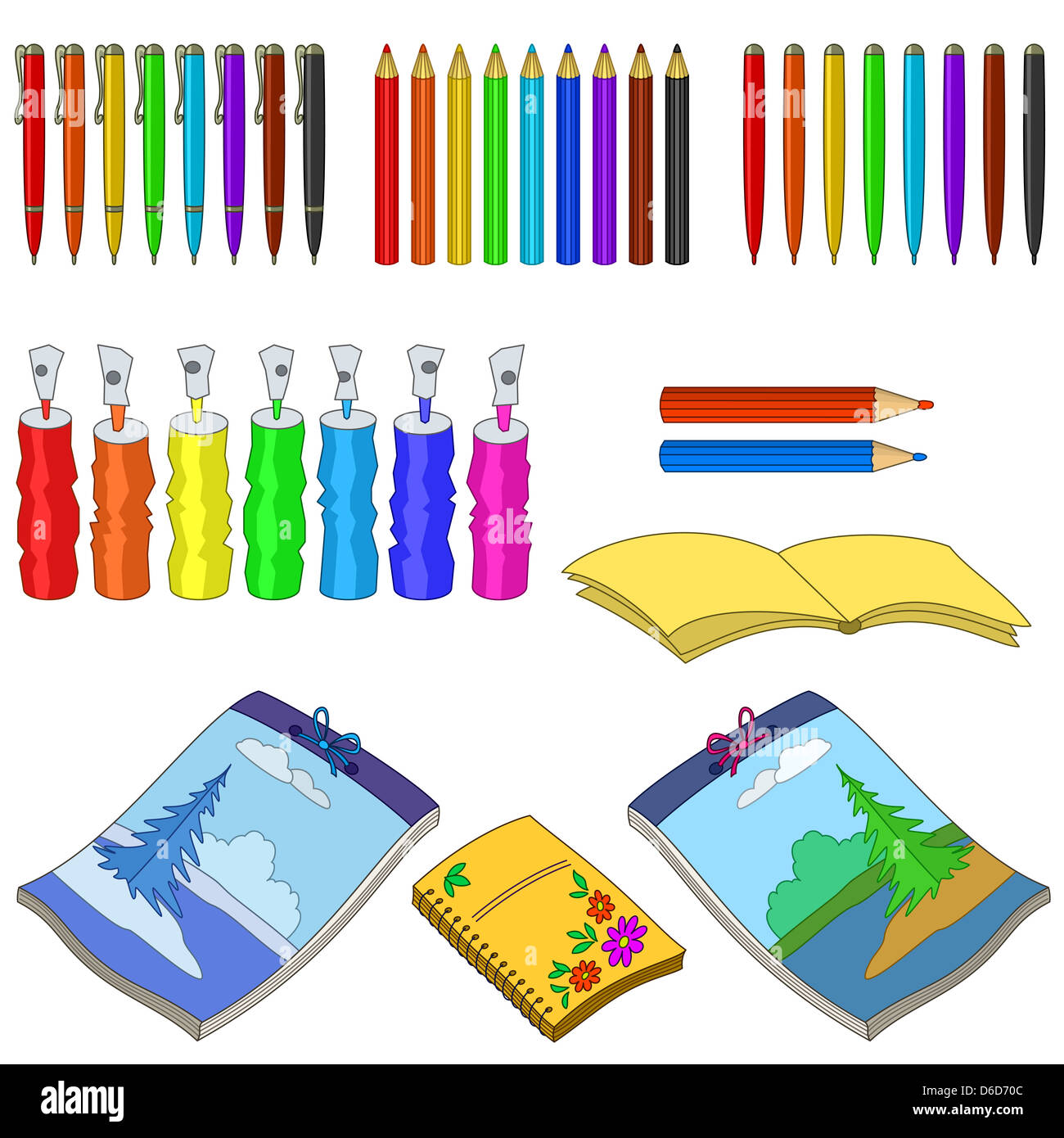 Art tools, set Stock Photo Alamy