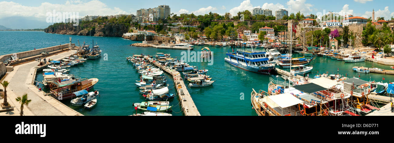 Marina at Antalya, Turkey Stock Photo