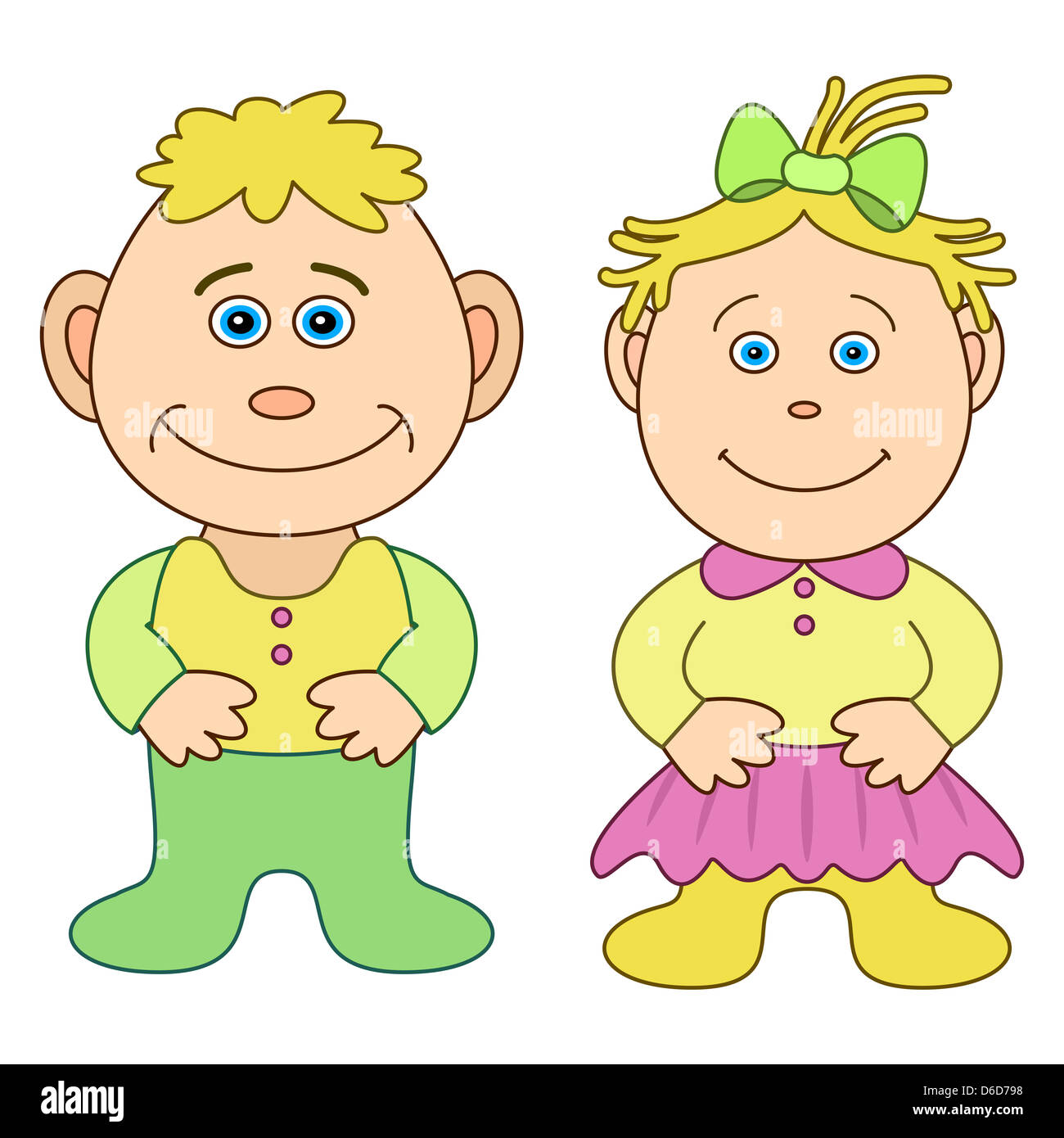 Toys, boy and girl Stock Photo Alamy