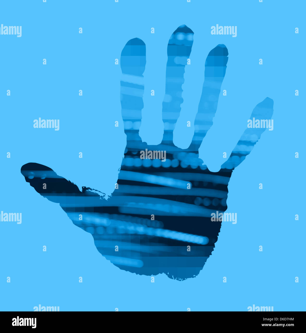 Handprint shape hires stock photography and images Alamy