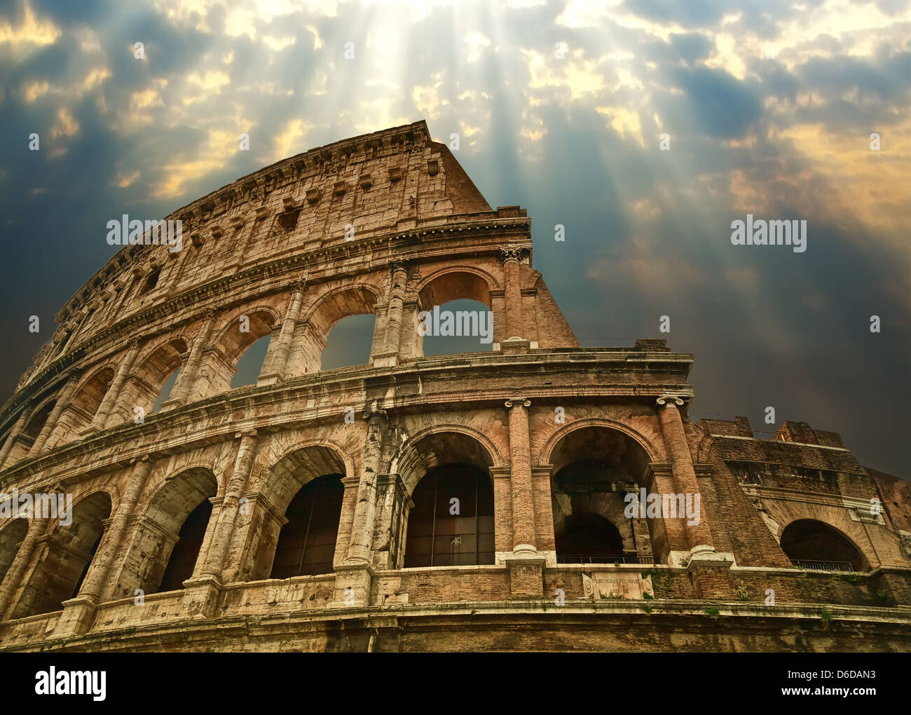 Great Colosseum in Rome Stock Photo