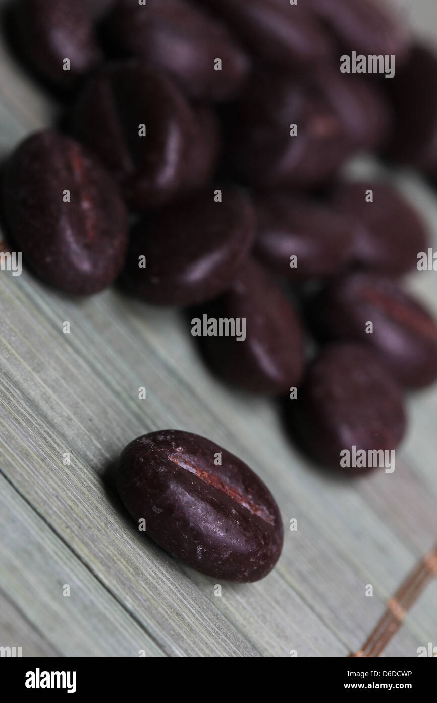chocolate coffee beans Stock Photo Alamy