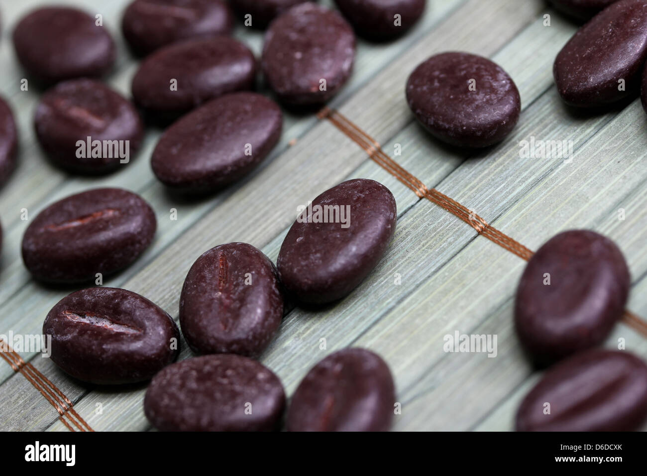 chocolate coffee beans Stock Photo - Alamy