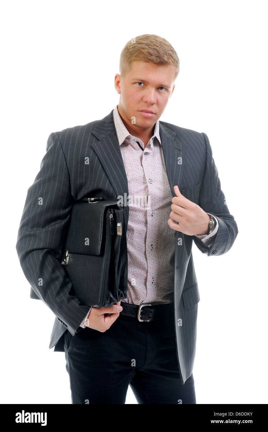 Handsome young businessman Stock Photo