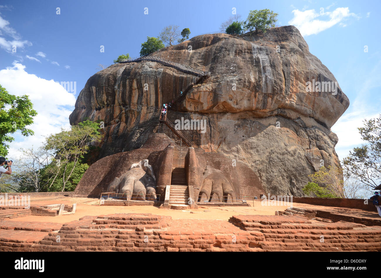 Sigiriya Lion Rock Fortress In Sri Lanka Stock Photo Alamy