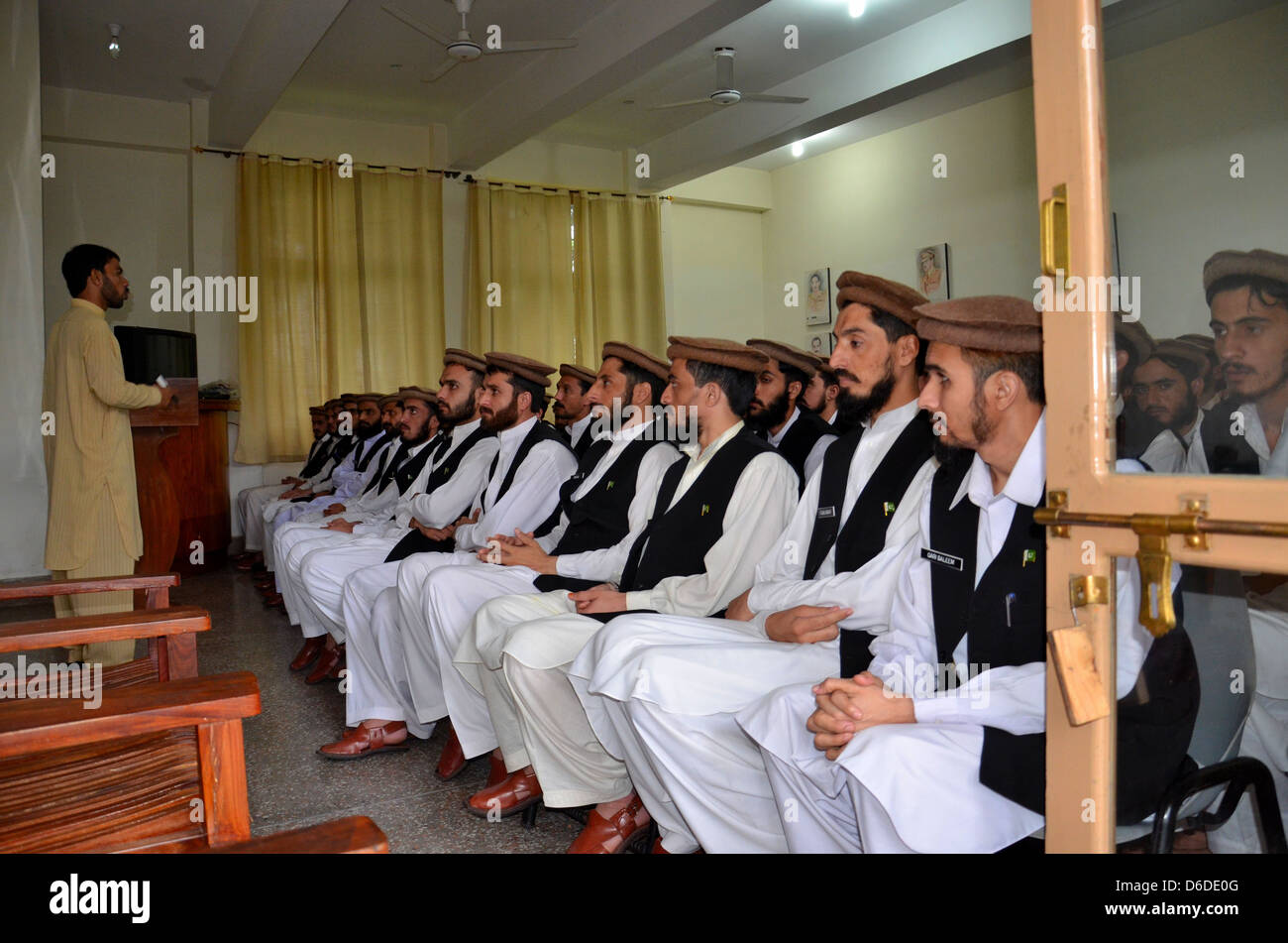 Pakistan Army Taliban deradicalization program, Swat Valley. Stock Photo