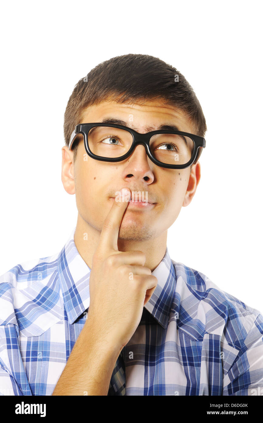 NERD高校生 Teenager nerd hi-res stock photography and images - Alamy