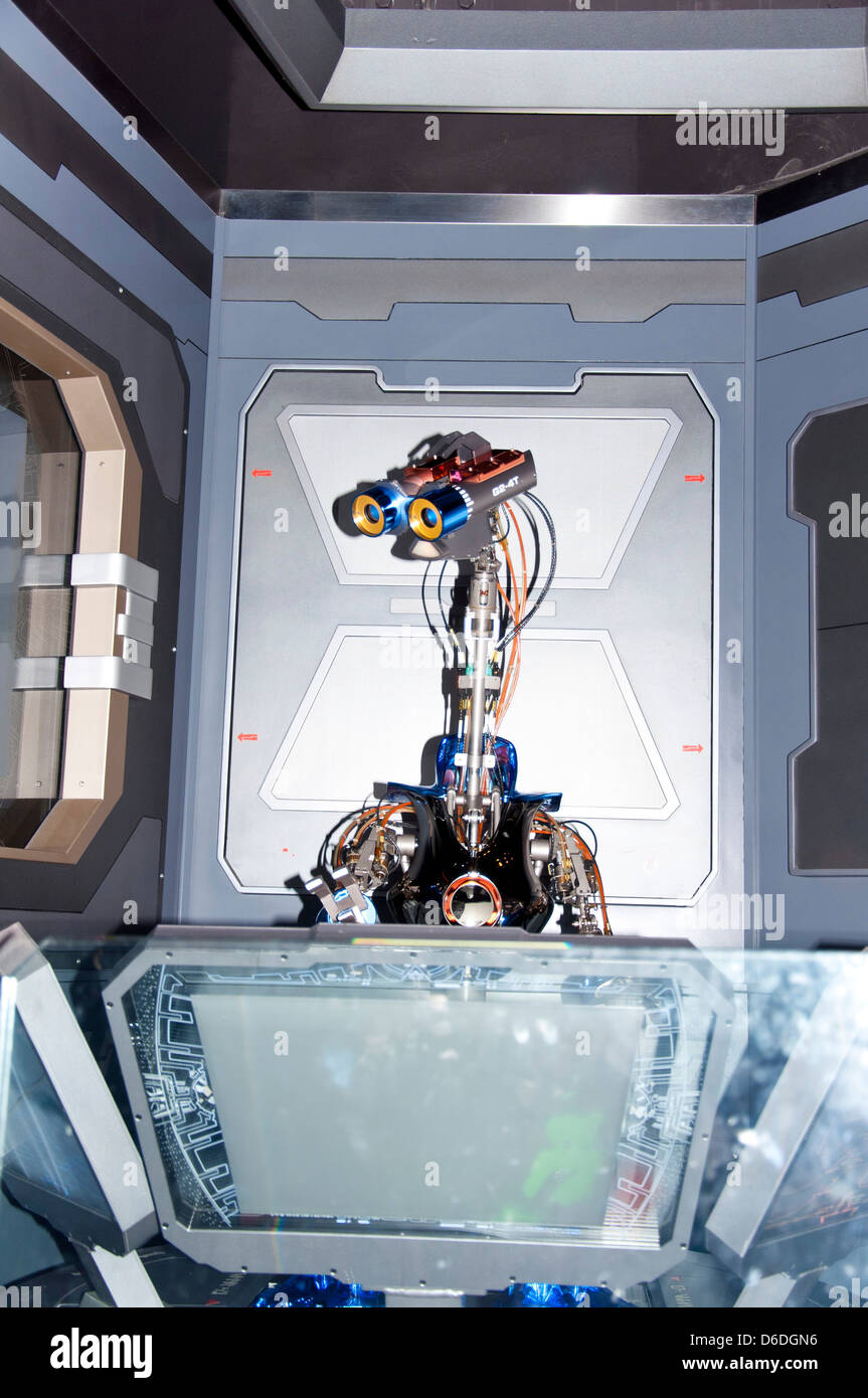 Robot at Disneyland Amusement Park, Anaheim, California USA Stock Photo