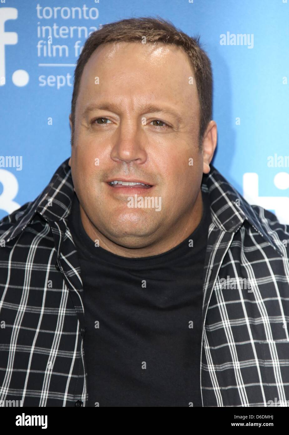 Actor Kevin James poses before the press conference of "Hotel Transylvania"  during the Toronto International Film