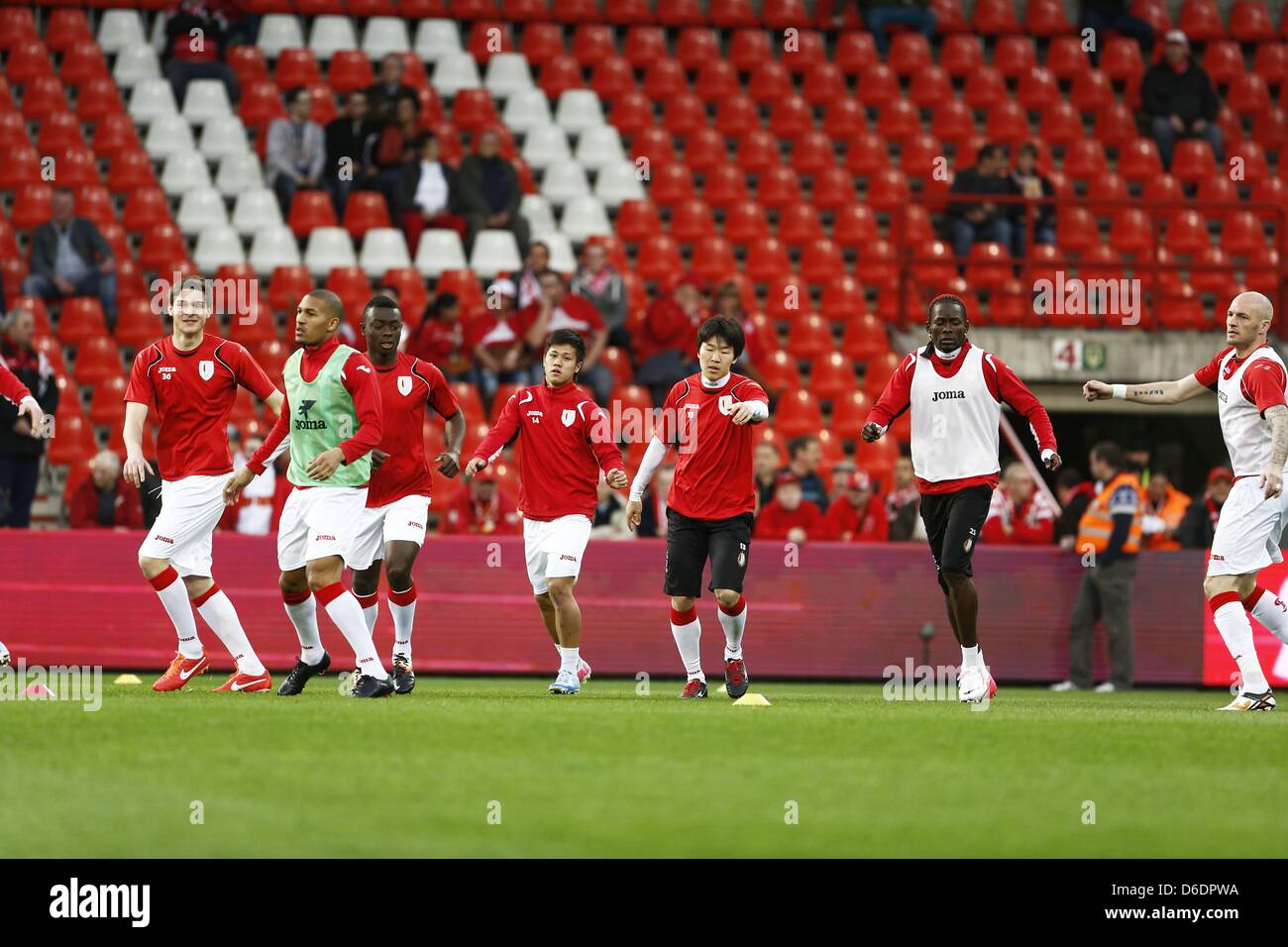 Standard Liege team group, APRIL 16, 2013 Football / Soccer Belgian