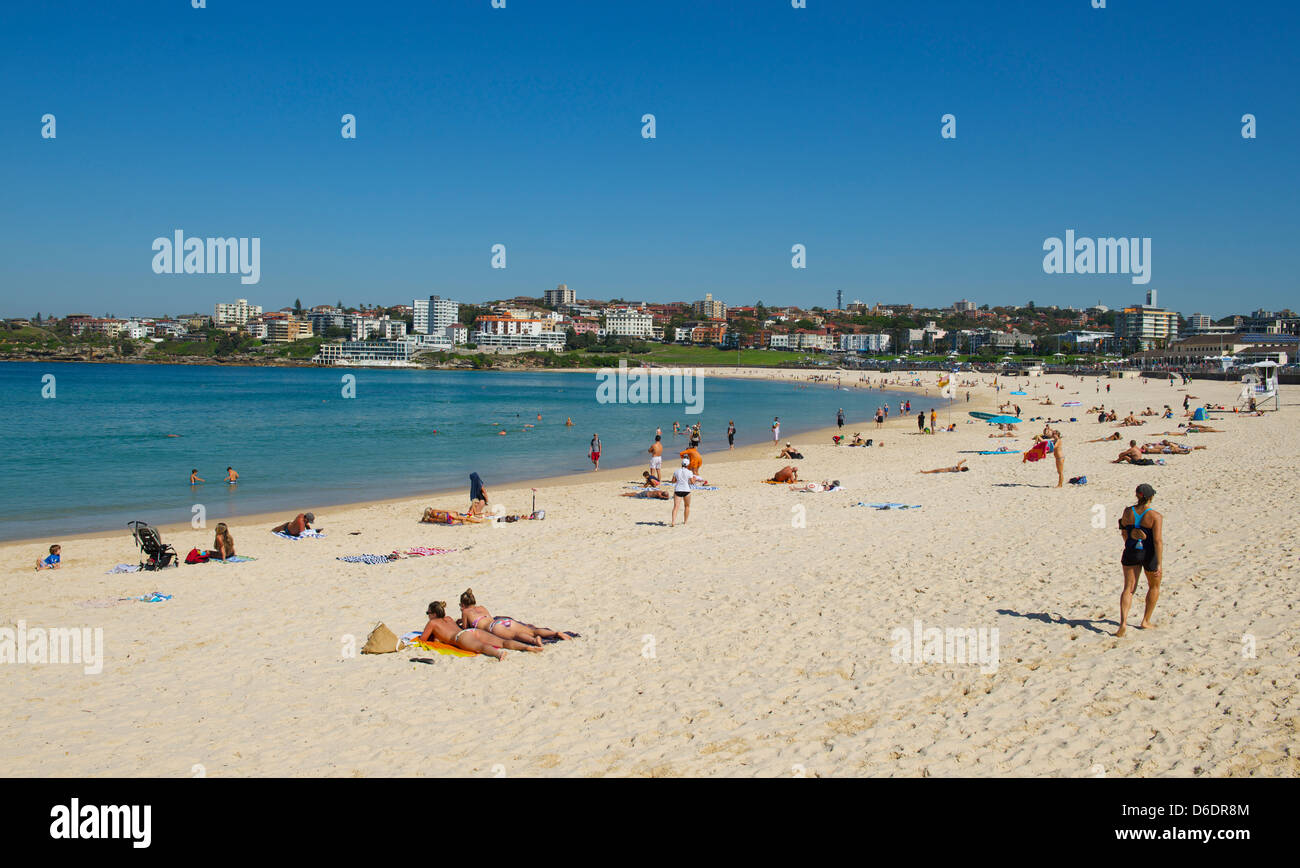 Bondi Beach Sydney Australia Stock Photo