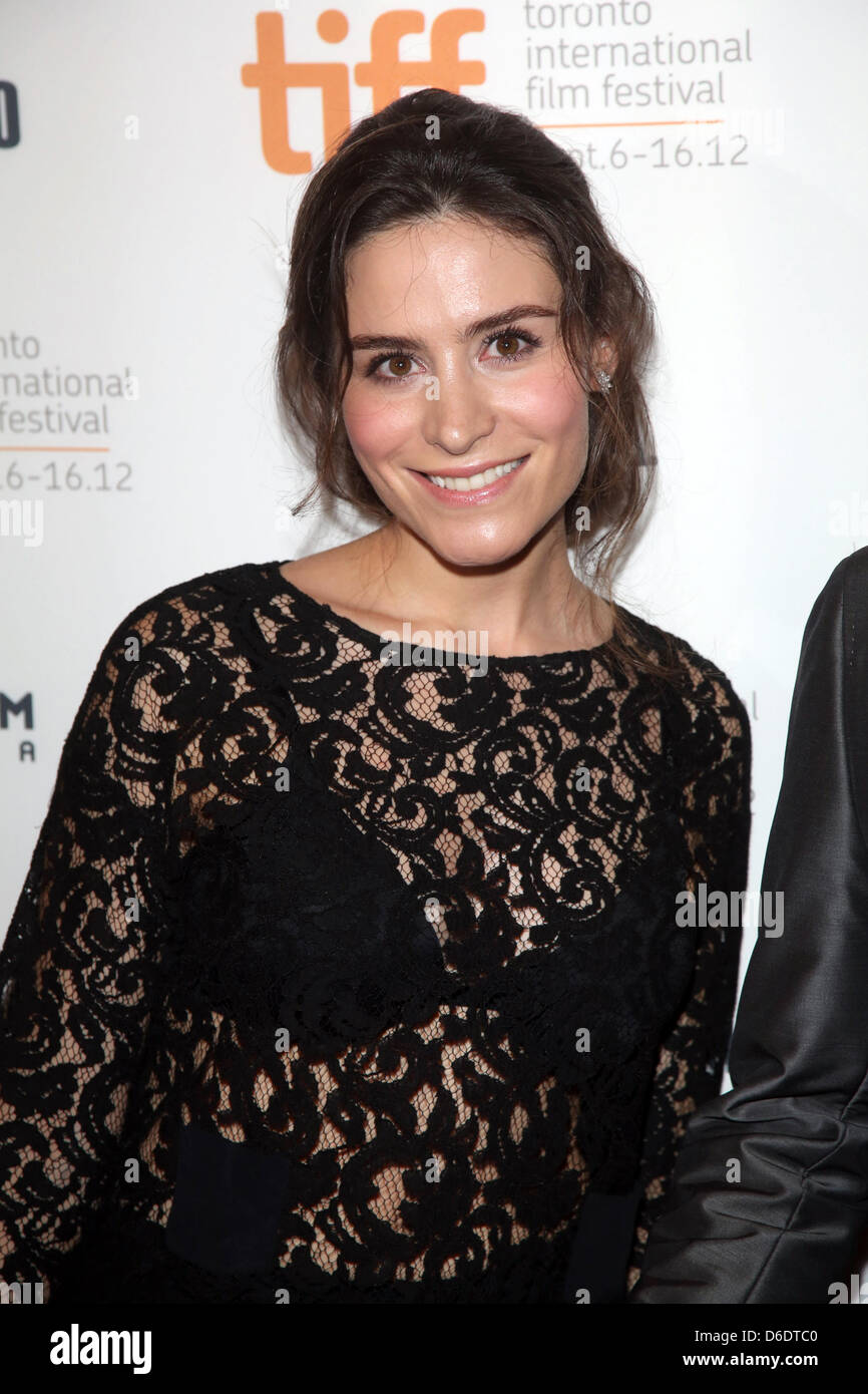 Actress Belcim Bilgin attends the premiere of 'Rhino Seasons' during the Toronto International Film Festival at Elgin Theatre in Toronto, Canada, 12 September 2012. Photo: HUBERT BOESL Stock Photo