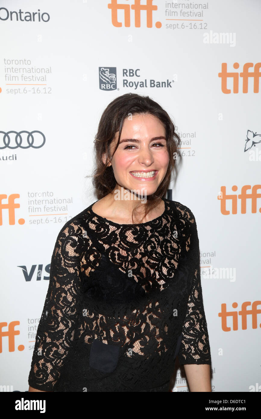 Actress Belcim Bilgin attends the premiere of 'Rhino Seasons' during the Toronto International Film Festival at Elgin Theatre in Toronto, Canada, 12 September 2012. Photo: HUBERT BOESL Stock Photo