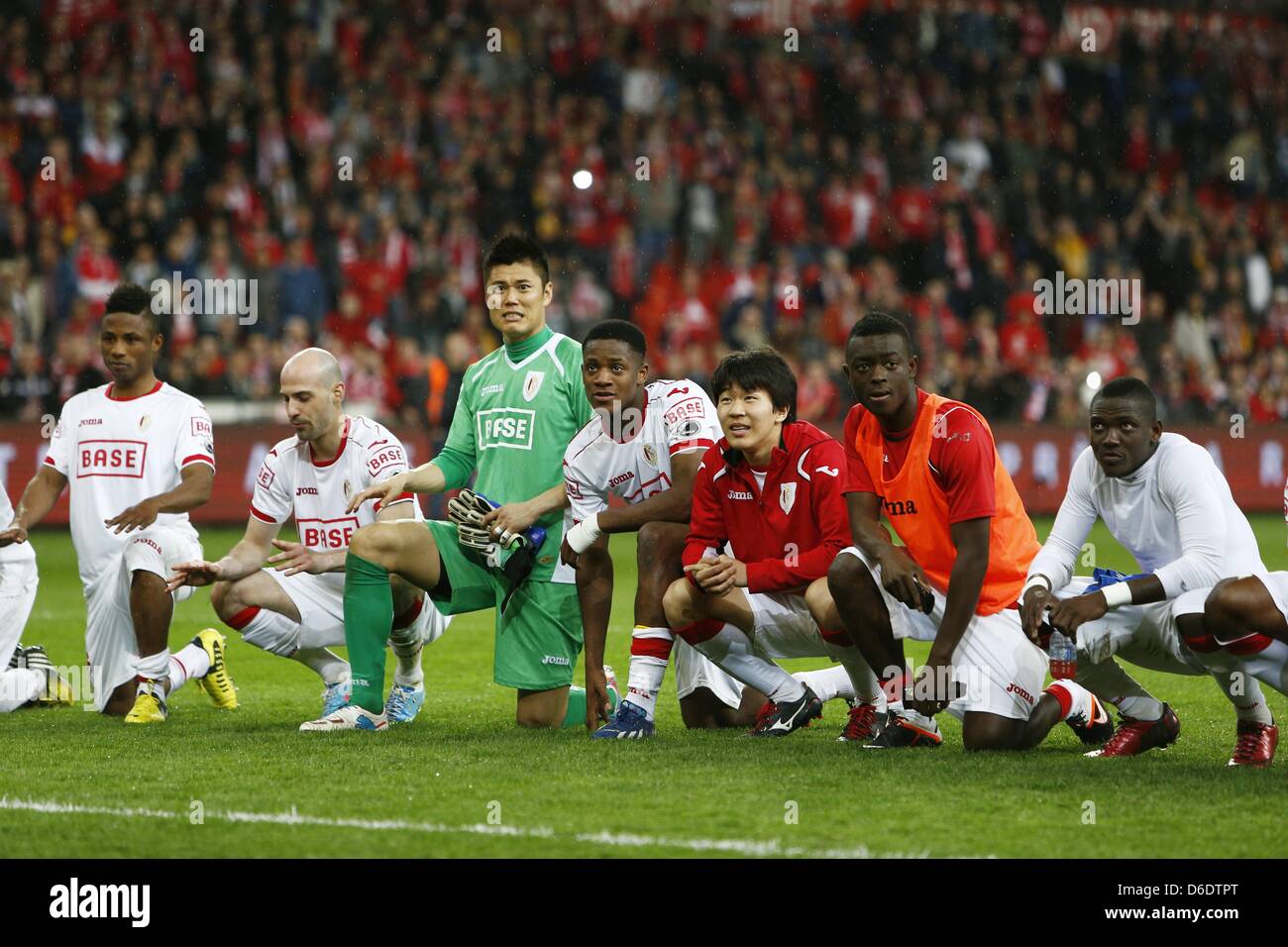 Standard Liege team group, APRIL 16, 2013 Football / Soccer