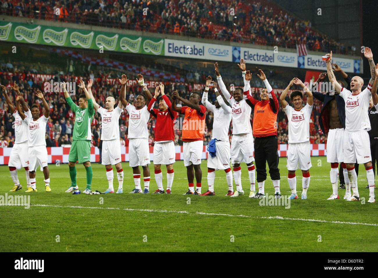 Standard Liege team group, APRIL 16, 2013 Football / Soccer