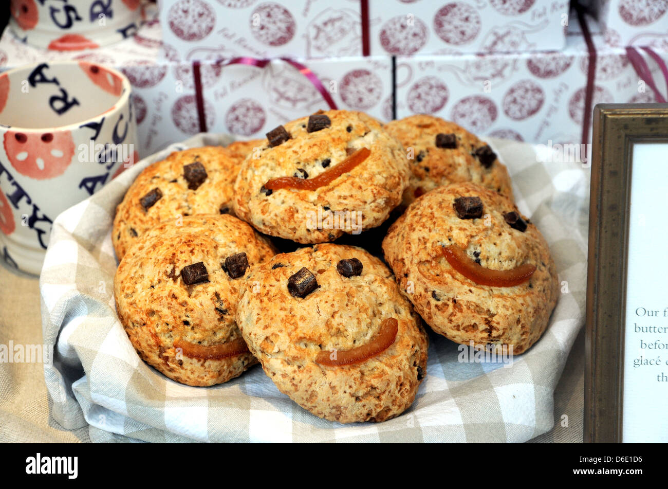 Fat Rascal Cakes On Display At Bettys Cafe Tea Rooms At York