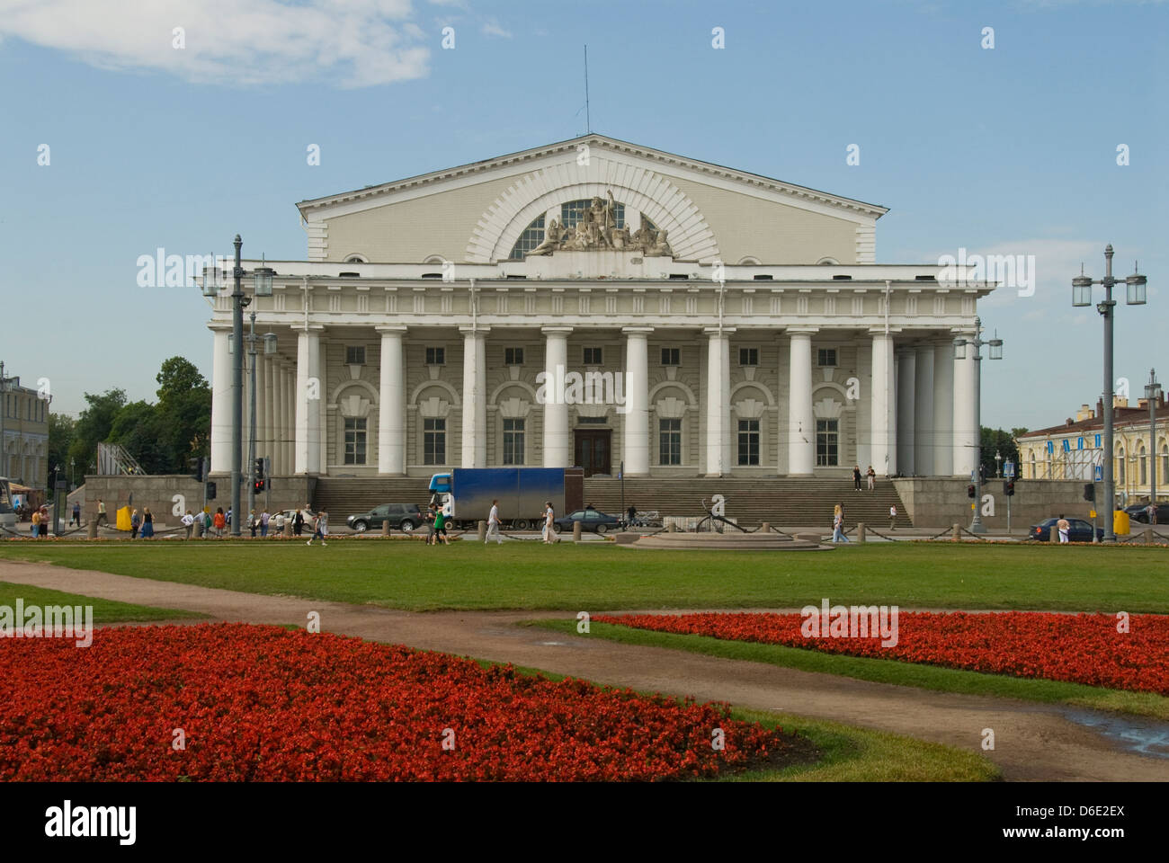 Old Stock Exchange, St Petersburg, Russia Stock Photo