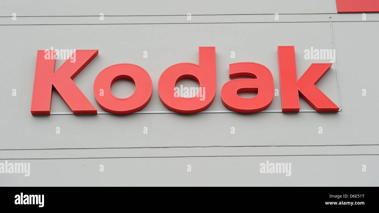 The lettering 'Kodak' is featured at the German headquarters of the ...