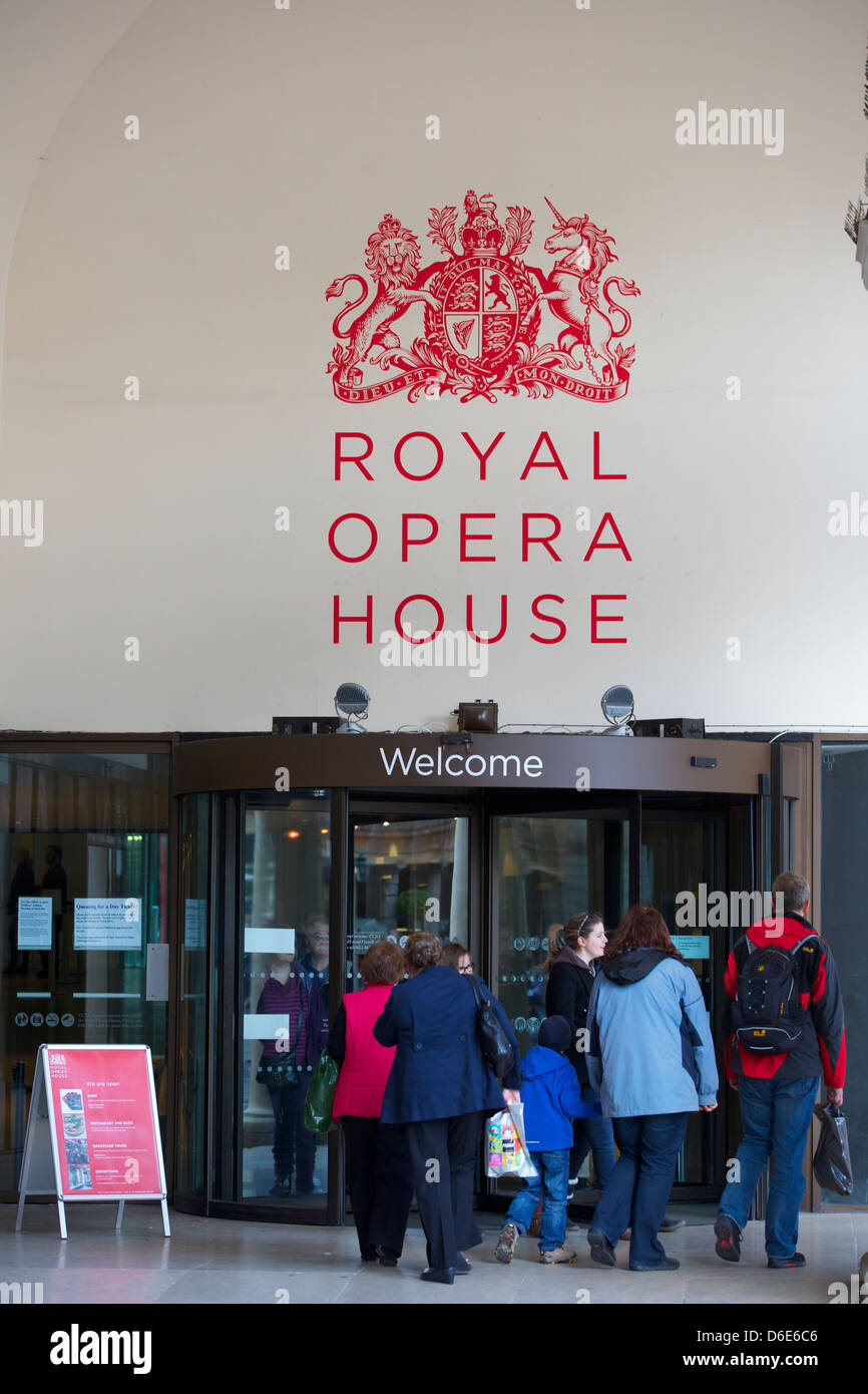 Royal opera house london entrance hi-res stock photography and images ...