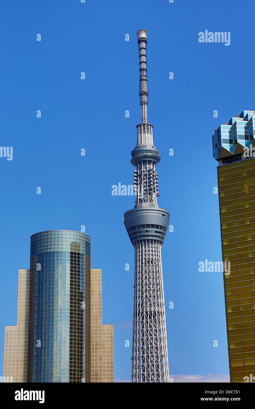Tokyo Skytree Tower, Asakusa, Tokyo, Japan Stock Photo