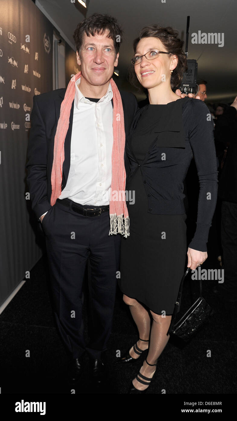 Actor Tobias Moretti and his wife Julia arrive at the Kitz Race Stock Photo  - Alamy