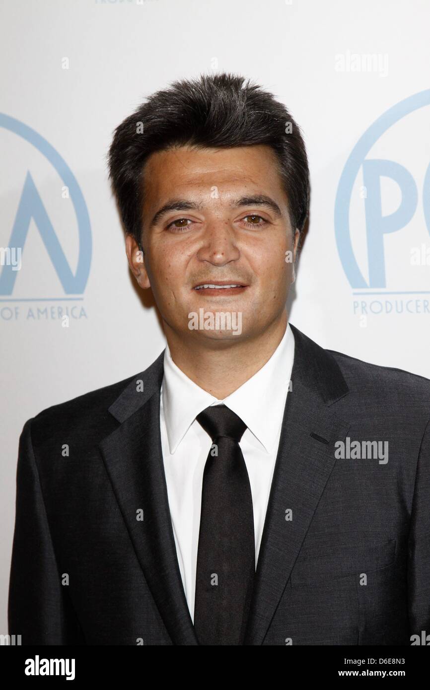 French producer Thomas Langmann attends the 23rd Annual Producers Guild Awards at Hotel Beverly Hilton in Los Angeles, USA, on 21 January 2012. Photo: Hubert Boesl Stock Photo