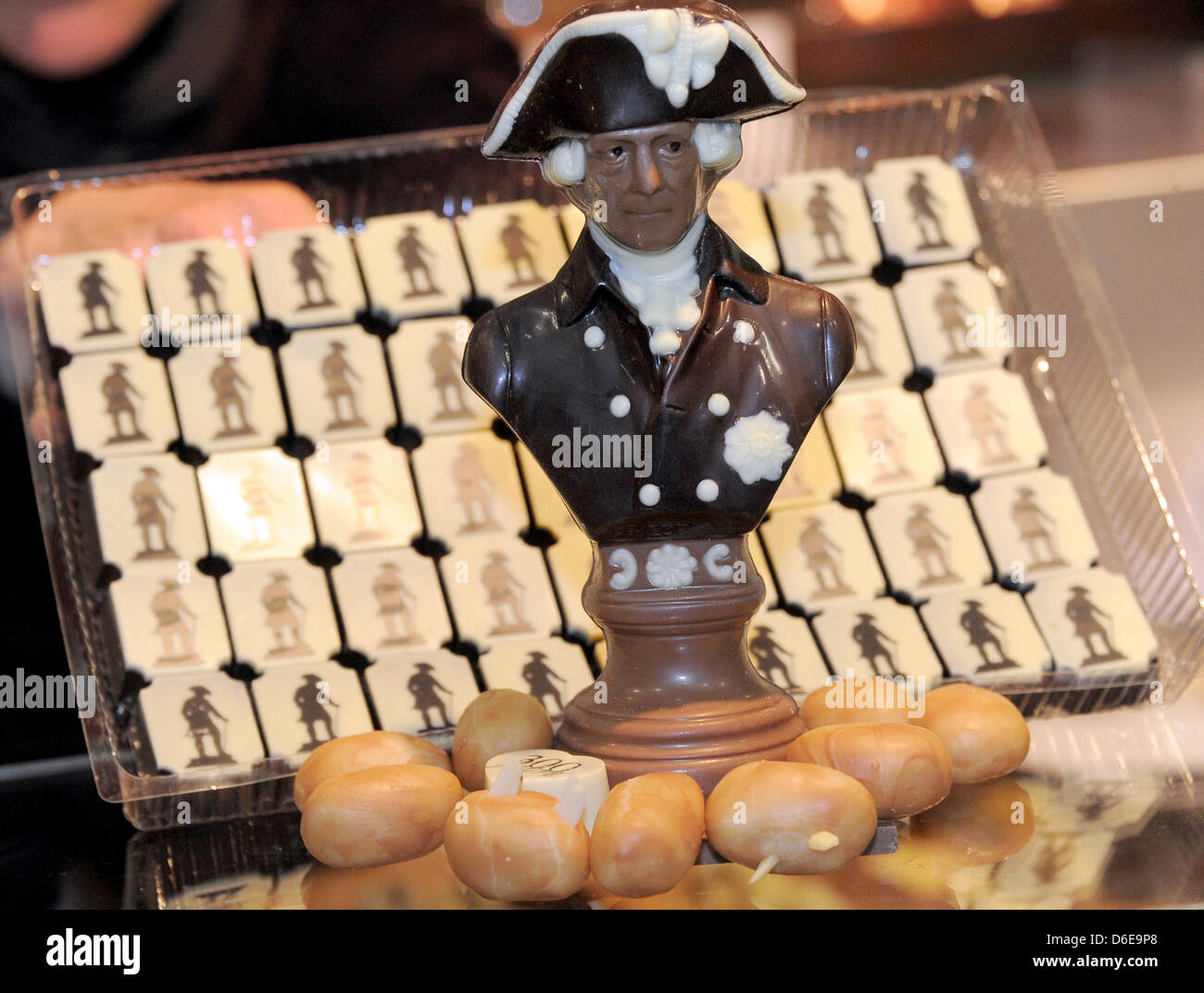 Frederick the Great made of chocolate and Fritz chocolates by the ...