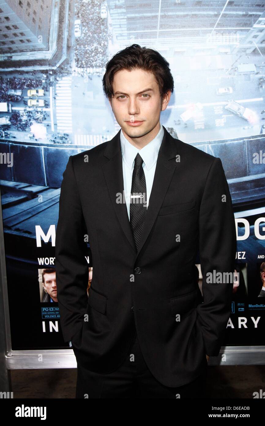 US actor Jackson Rathbone attends the premiere of the movie 'Man On A ...
