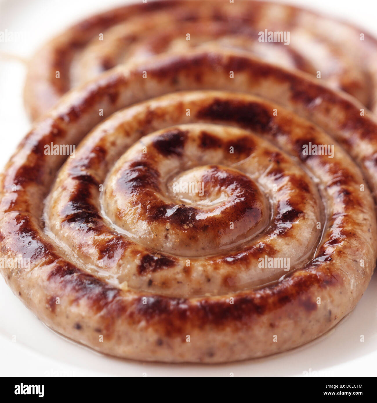 Cumberland Sausage Stock Photo Alamy