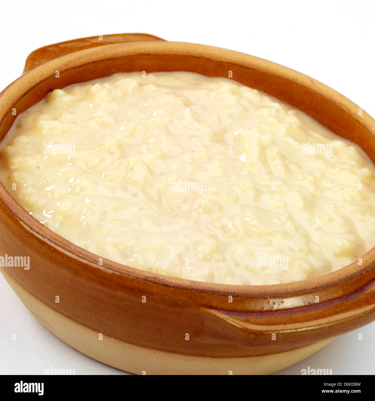 Spanish rice pudding Stock Photo Alamy
