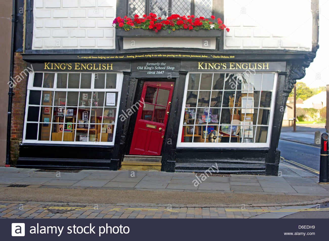 Canterbury Kent Book Shop Formerly Old Kings School Shop 1647 Stock