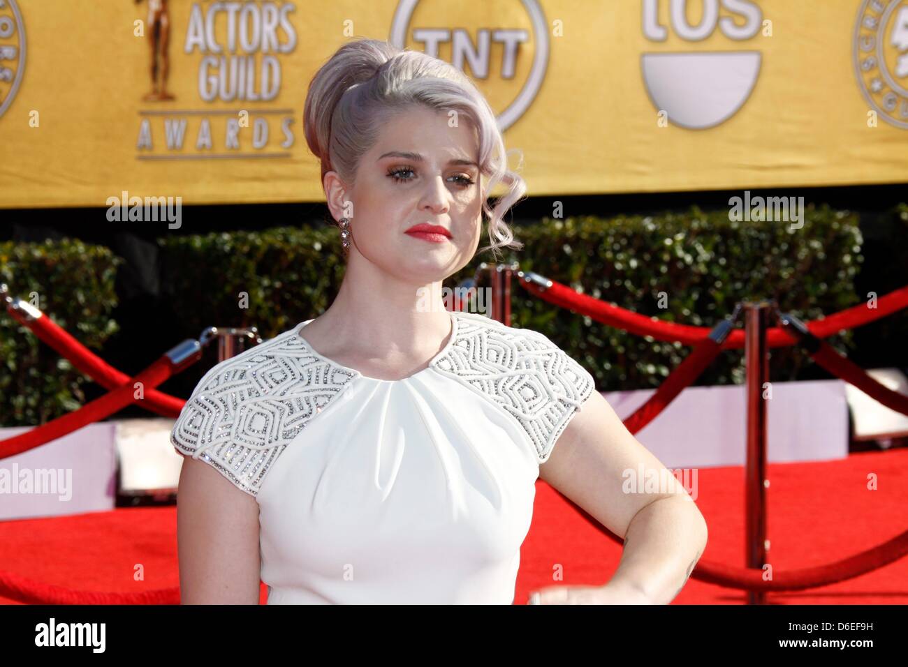 US TV personality Kelly Osbourne attends the 18th Annual Screen Actor's Guild - SAG - Awards at Shrine Auditorium in Los Angeles, USA, on 29 January 2012. Photo: Hubert Boesl Stock Photo