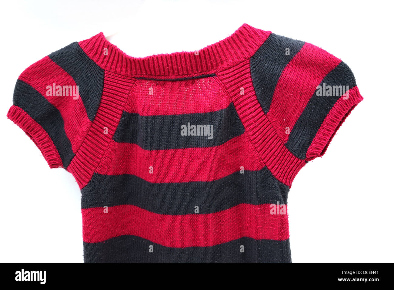 Red And Black Striped Top Stock Photo Alamy