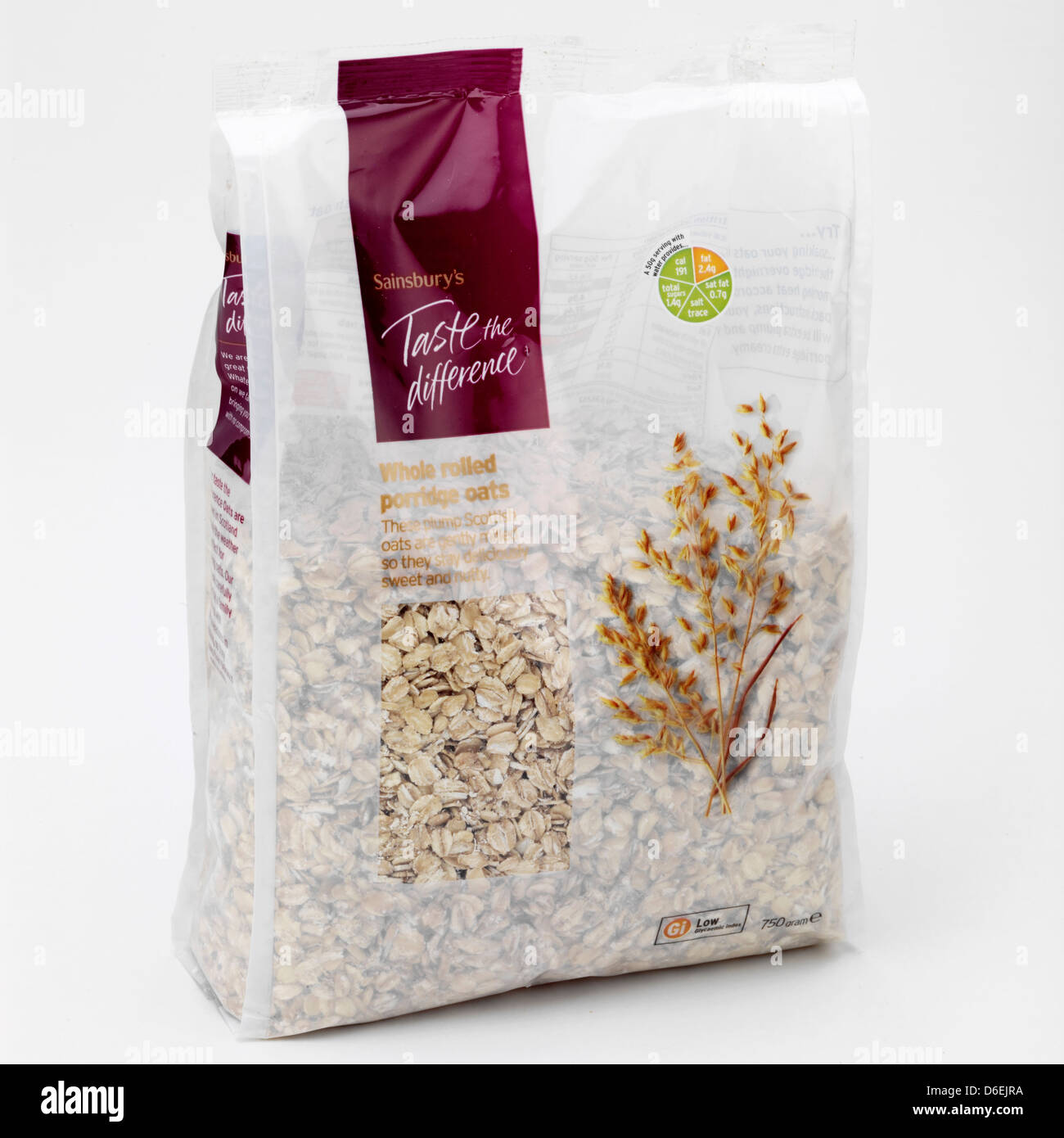 Whole Rolled porridge oats Stock Photo Alamy