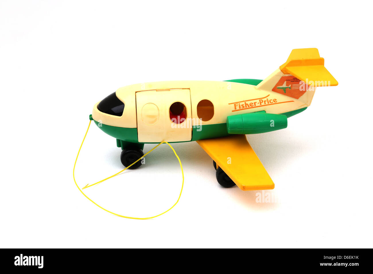 Fisher Price Pull Along Aeroplane Toy Stock Photo - Alamy