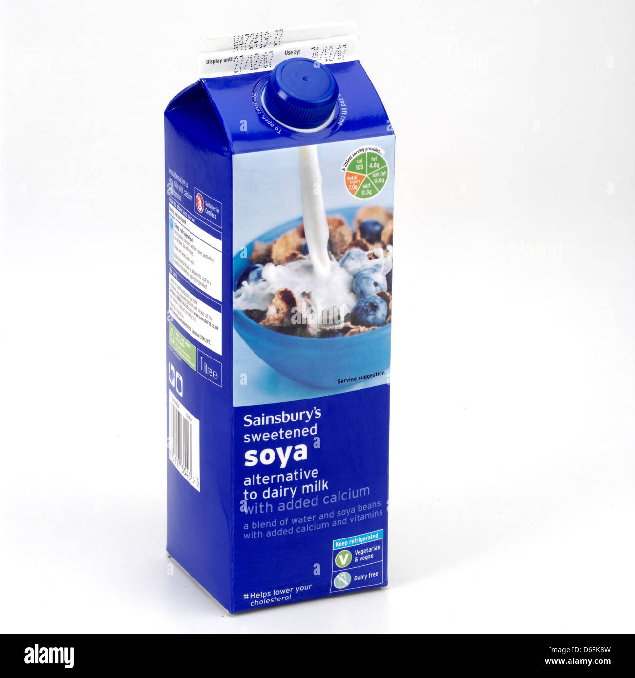Sweetened Soya Milk Stock Photo Alamy