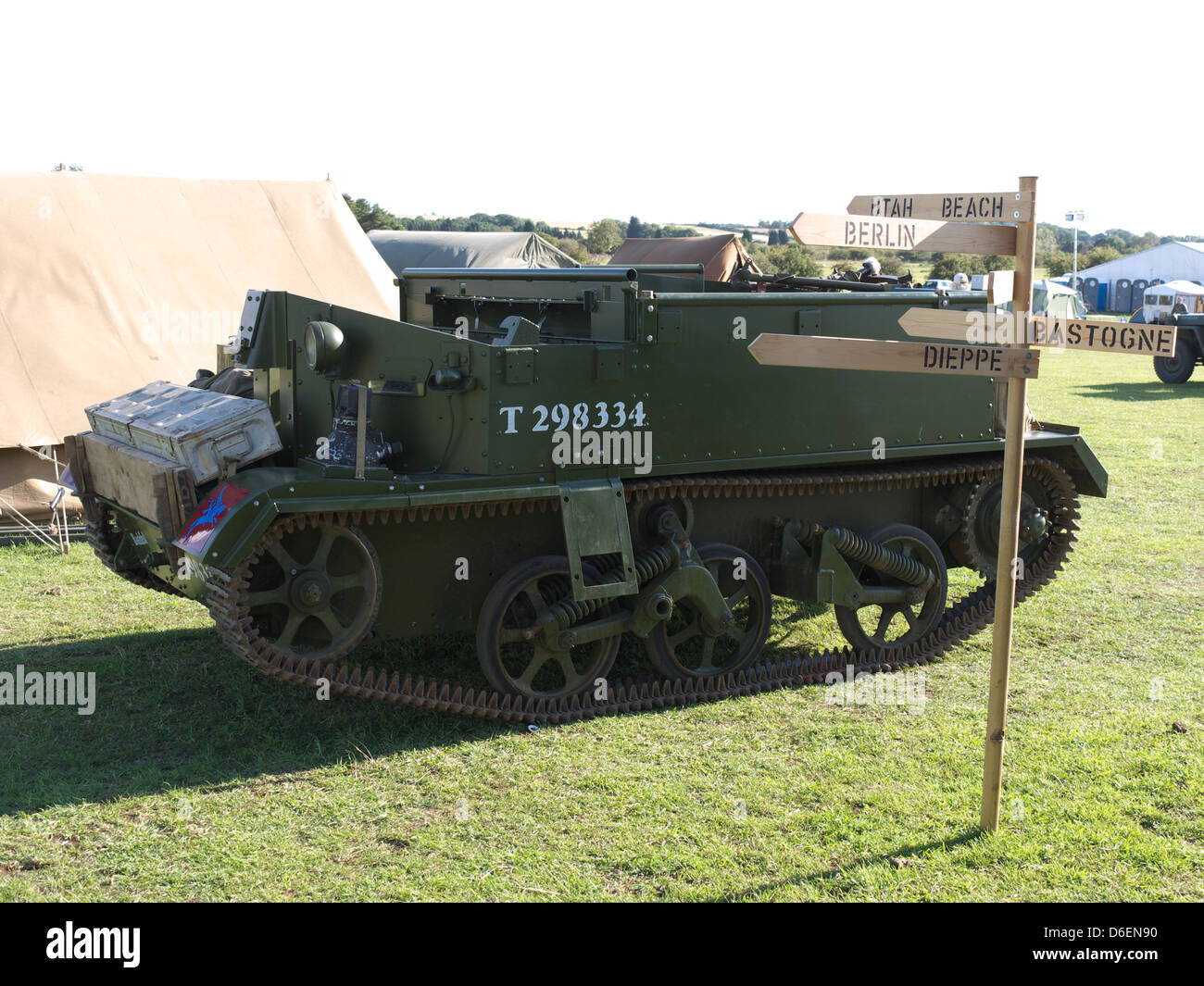 1940's tracked military vehicle,Rauceby war weekend 2011 Stock Photo ...