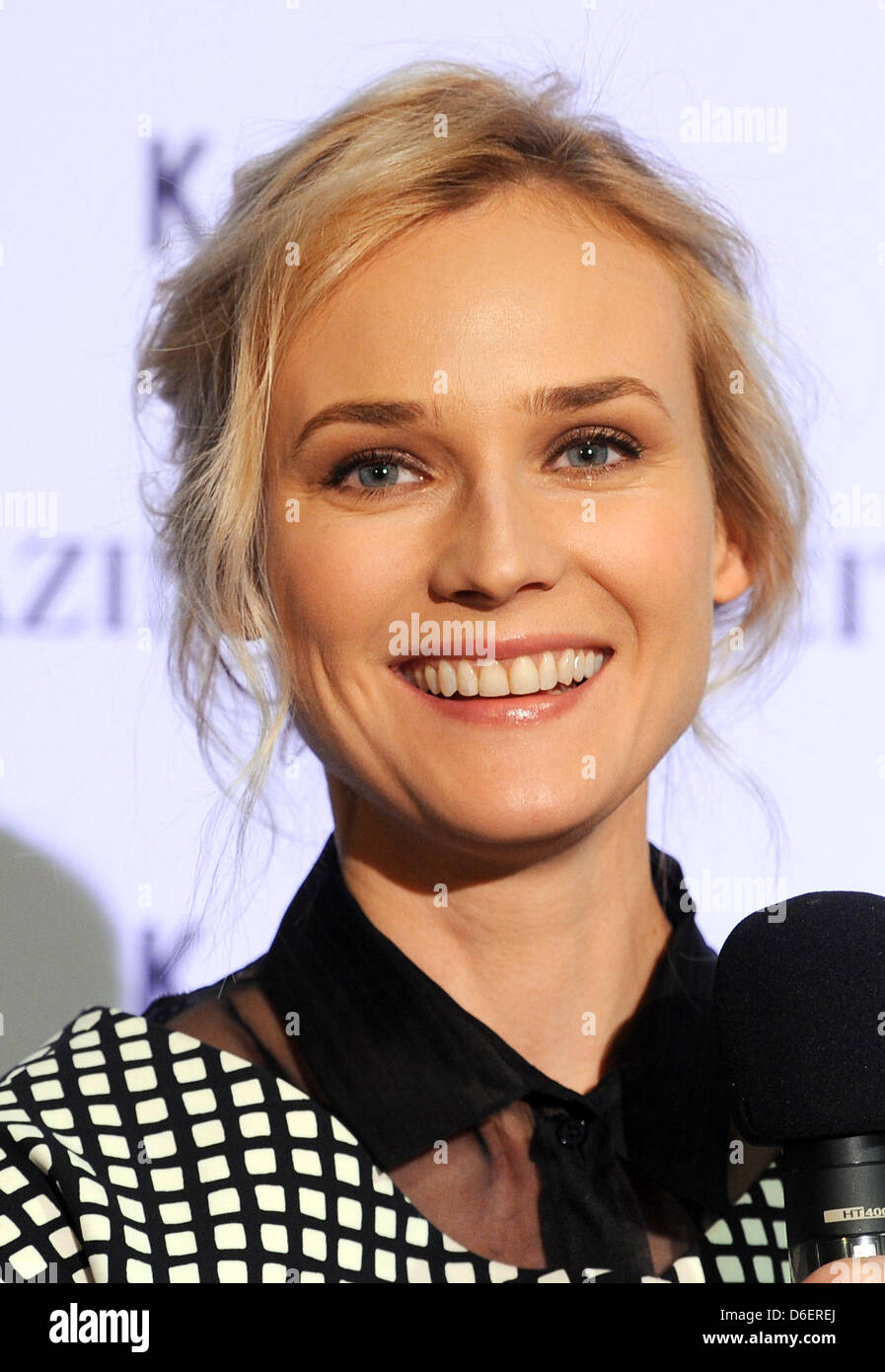 German actress diane kruger smiles hi-res stock photography and