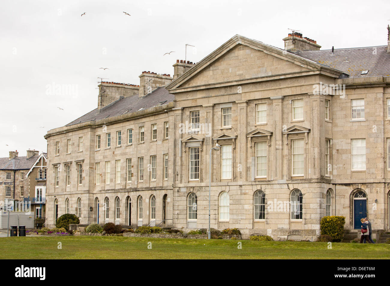 Victoria terrace in Beaumaris on Anglesey, Wales, UK Stock Photo Alamy