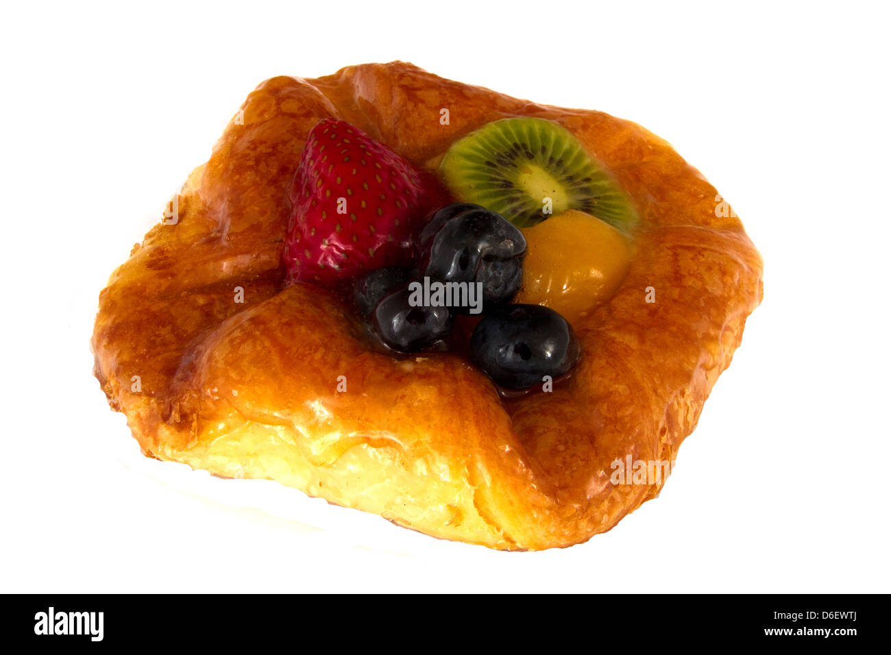 Fruit Danish Pastry Stock Photo