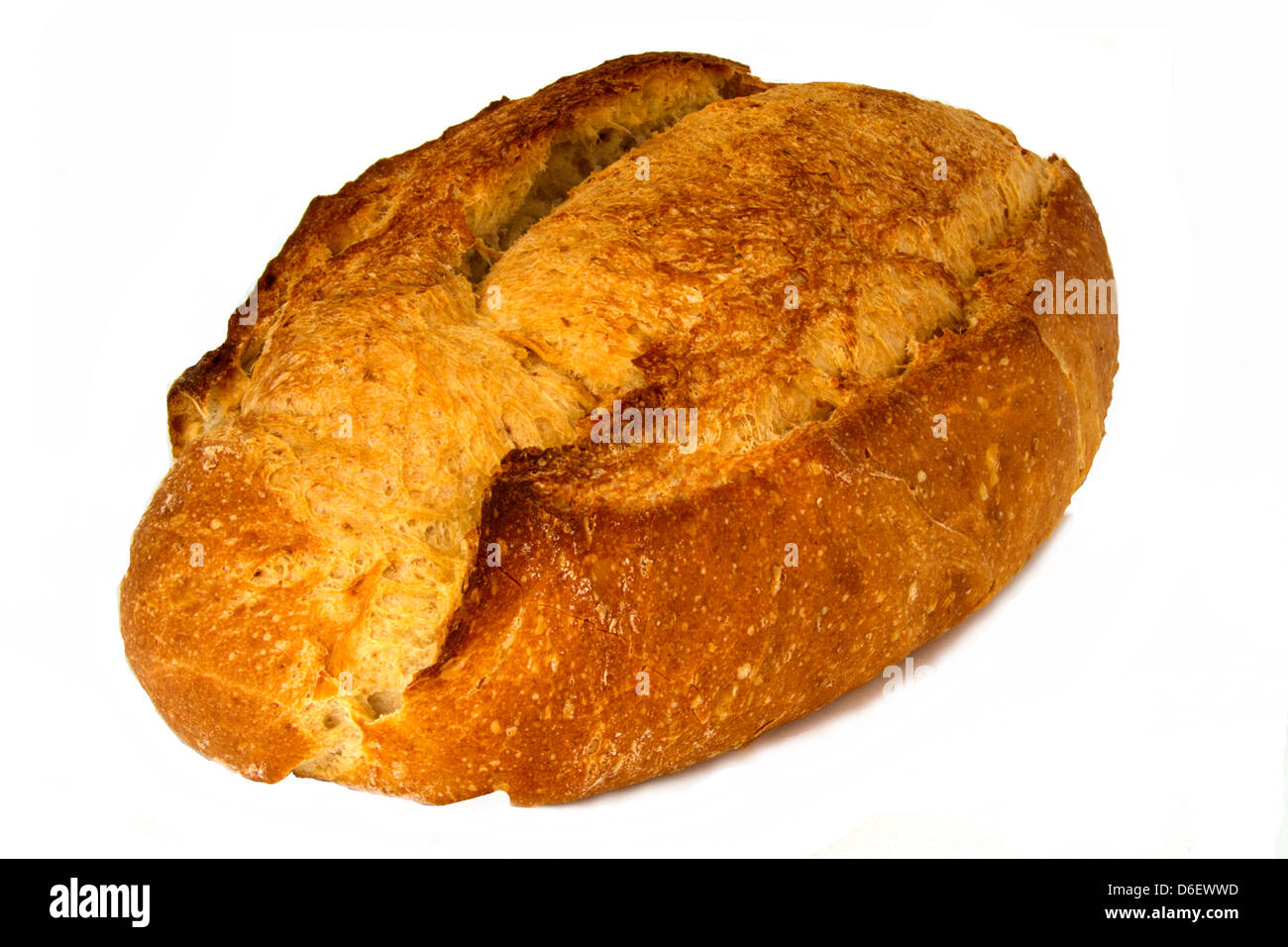 Rustic Multigrain Bread Loaf Stock Photo