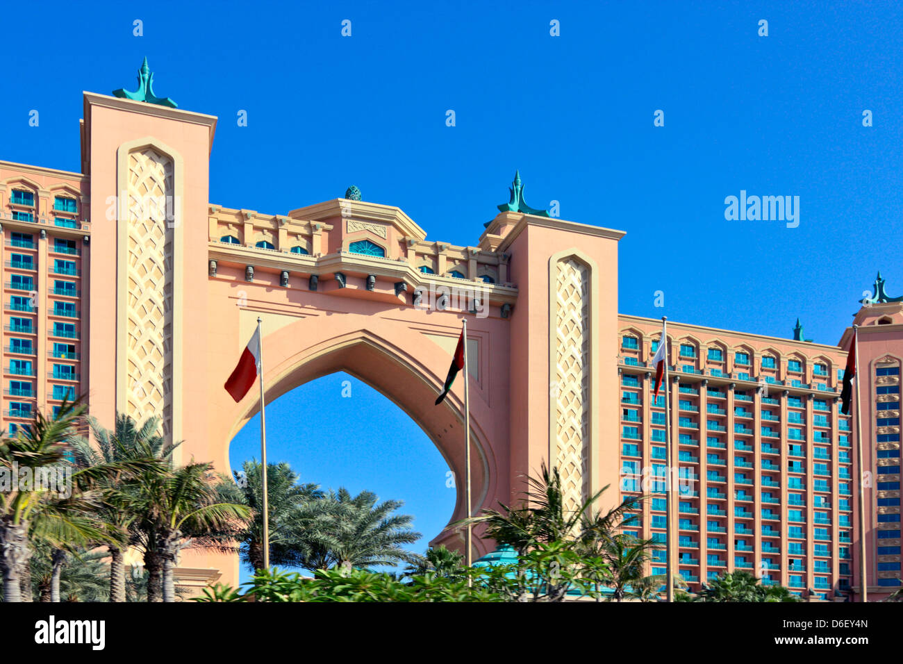 Hotel Atlantis The Palm, Dubai, United Arab Emirates Stock Photo